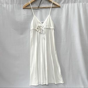 NWT James Perse White Cotton Dress (size 2 | Med)